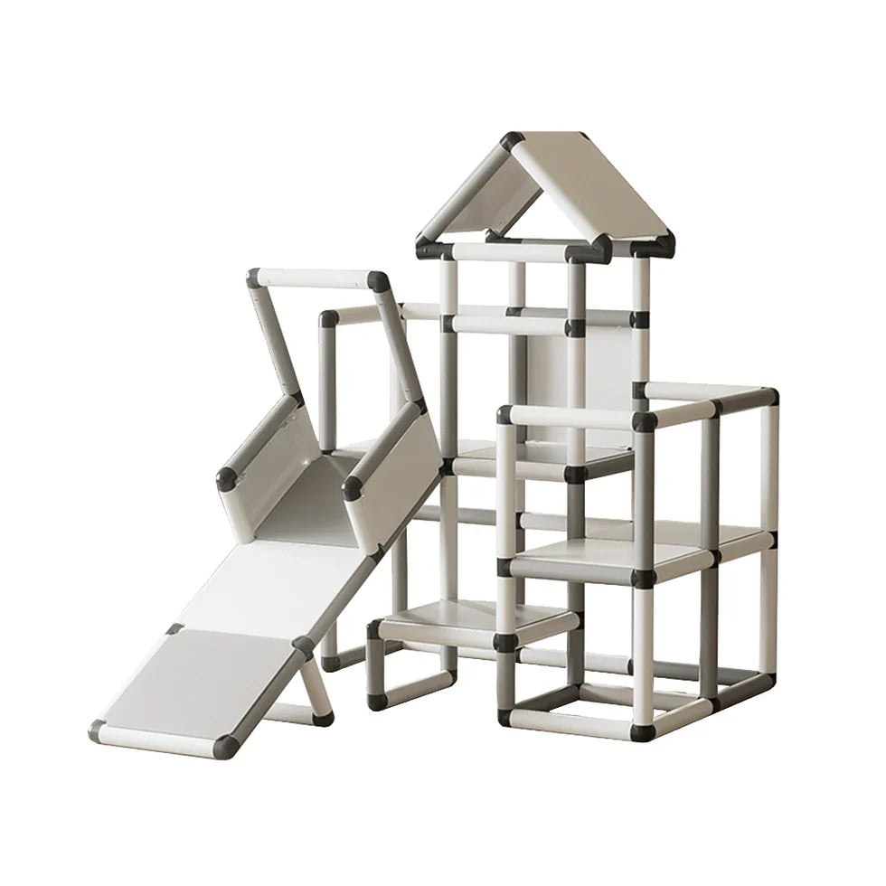 Livara Modular PP Climbing Frame with Slide - Backyard Fun, 120kg Capacity