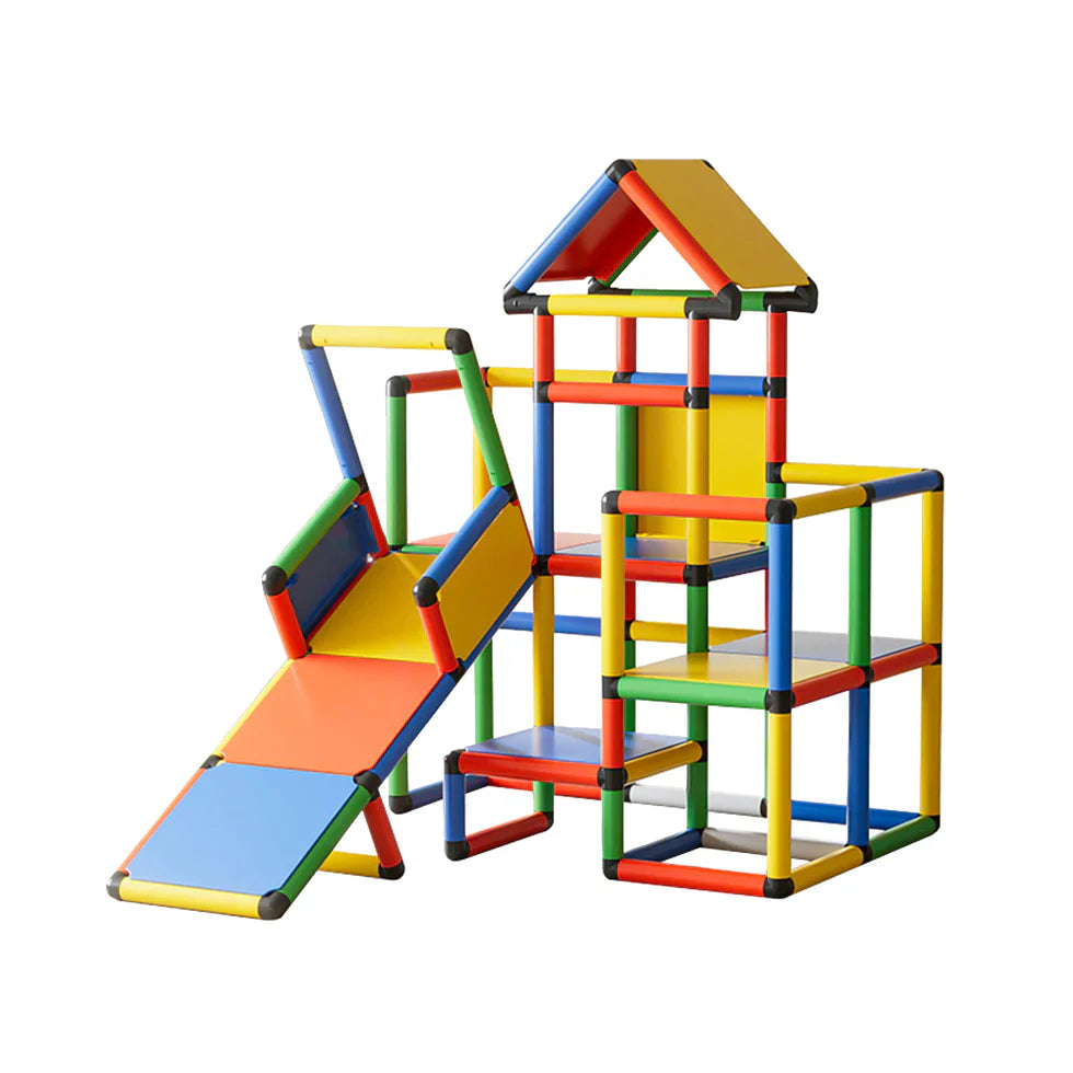 Livara Modular PP Climbing Frame with Slide - Backyard Fun, 120kg Capacity