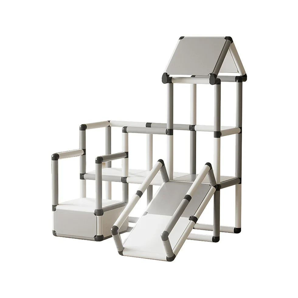 Livara Modular PP Climbing Frame with Slide - Backyard Fun, 120kg Capacity