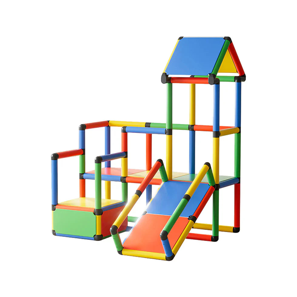 Livara Modular PP Climbing Frame with Slide - Backyard Fun, 120kg Capacity