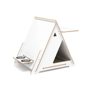Livara Triangular Solid Wood Cat Side Table - Modern Living Room, Private Nook