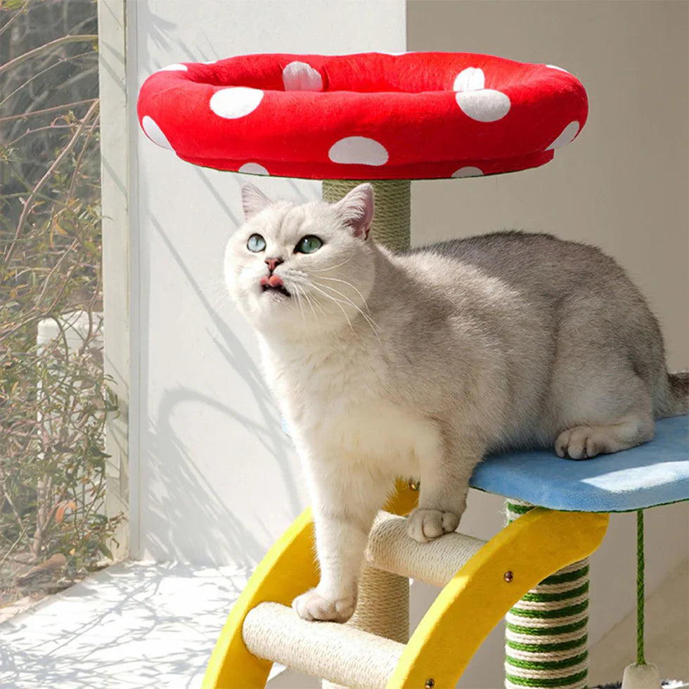 Livara Plush Cat Tree Tower - Pet Comfort, Hideaway Condo, Sisal Scratching Posts