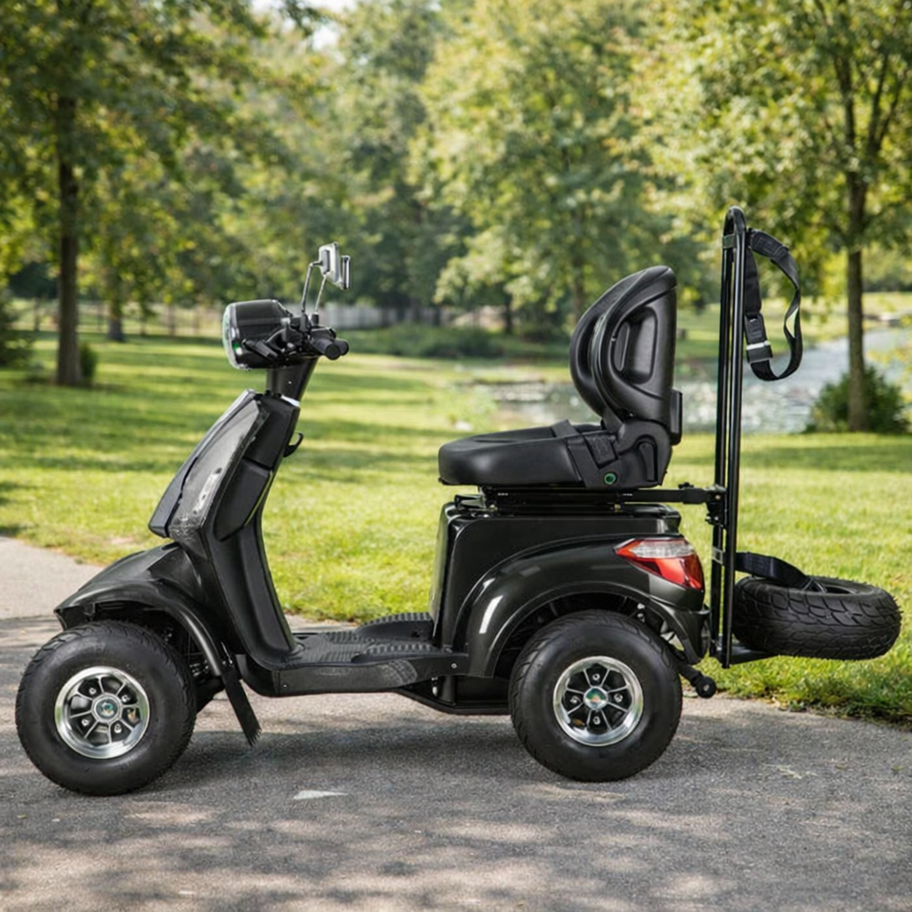 Livara AFDD Adjustable Electric Mobility Scooter - 10km/h Public-Use Limit, 1000W, 60V 20Ah