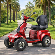 Livara AFDD Adjustable Electric Mobility Scooter - 10km/h Public-Use Limit, 1000W, 60V 20Ah