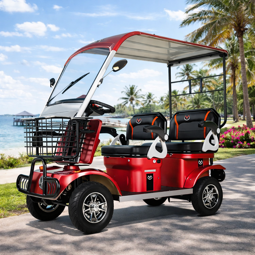 Livara Long-Range Mobility Aid Scooter - Elderly & Disability, 10km/h Footpath Legal, 30–35km Range