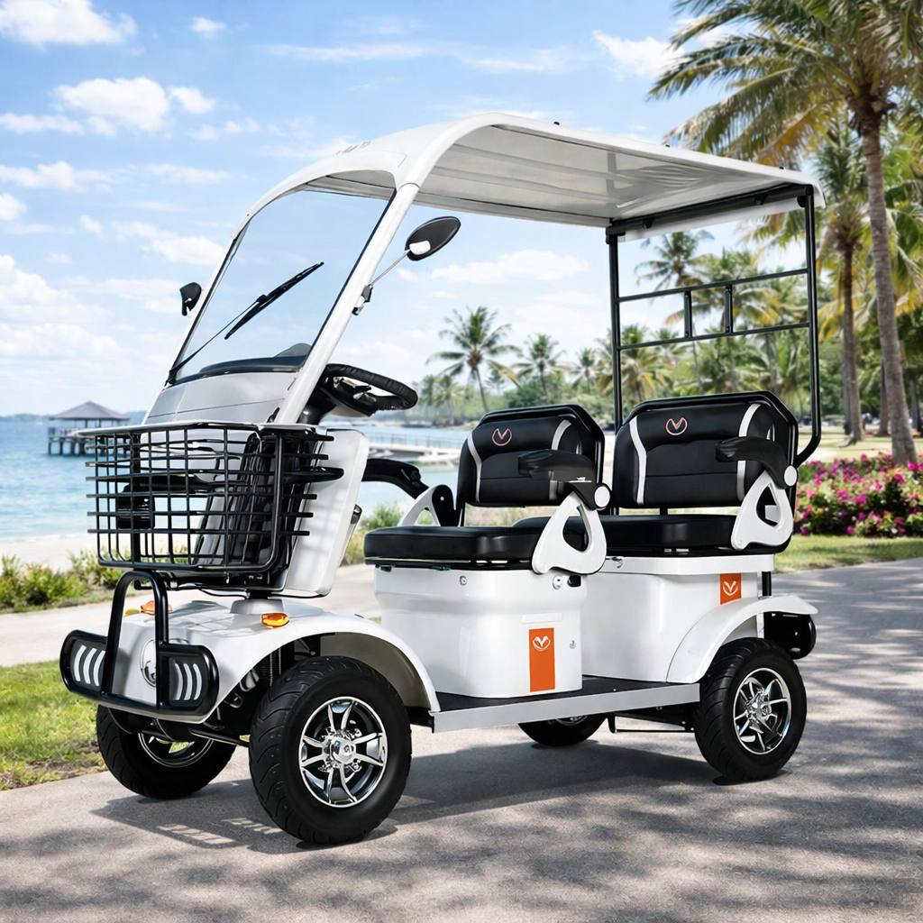Livara Long-Range Mobility Aid Scooter - Elderly & Disability, 10km/h Footpath Legal, 30–35km Range