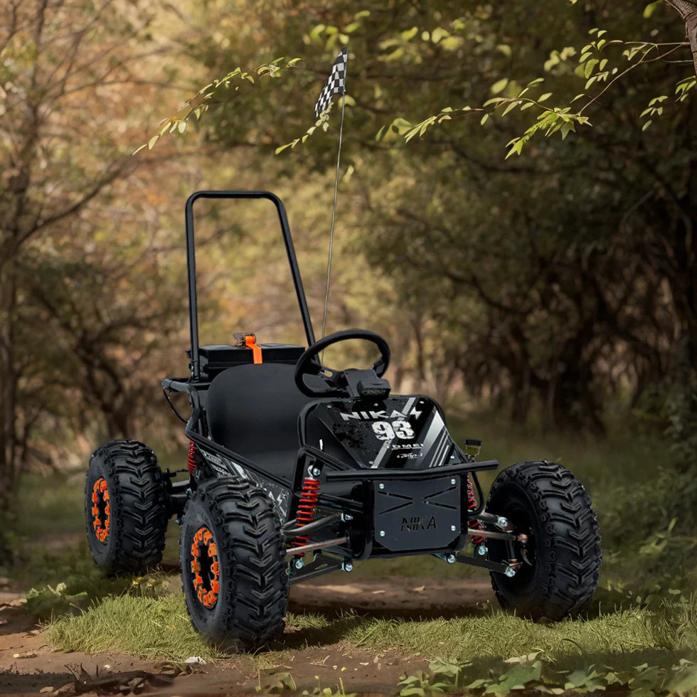 Livara 1000W Electric Go Kart - Off-Road Adventure, Brushless Motor, Adjustable Speed