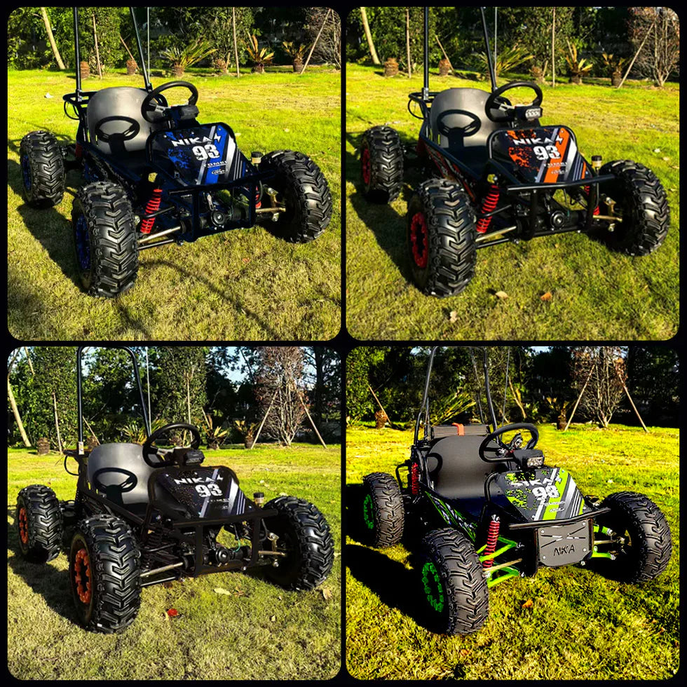 Livara 1000W Electric Go Kart - Off-Road Adventure, Brushless Motor, Adjustable Speed