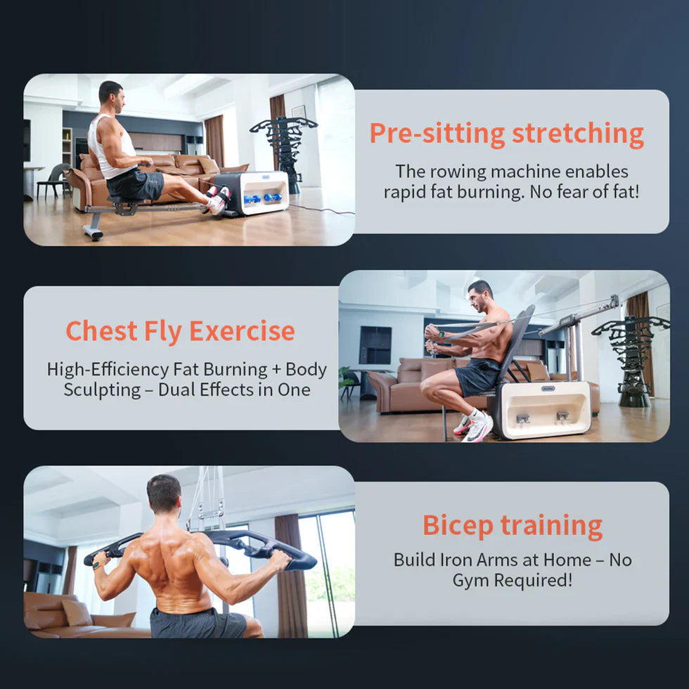 Livara Smart Multifunctional Fitness Cabinet - Strength Training, App Control, Six-Directional Resistance