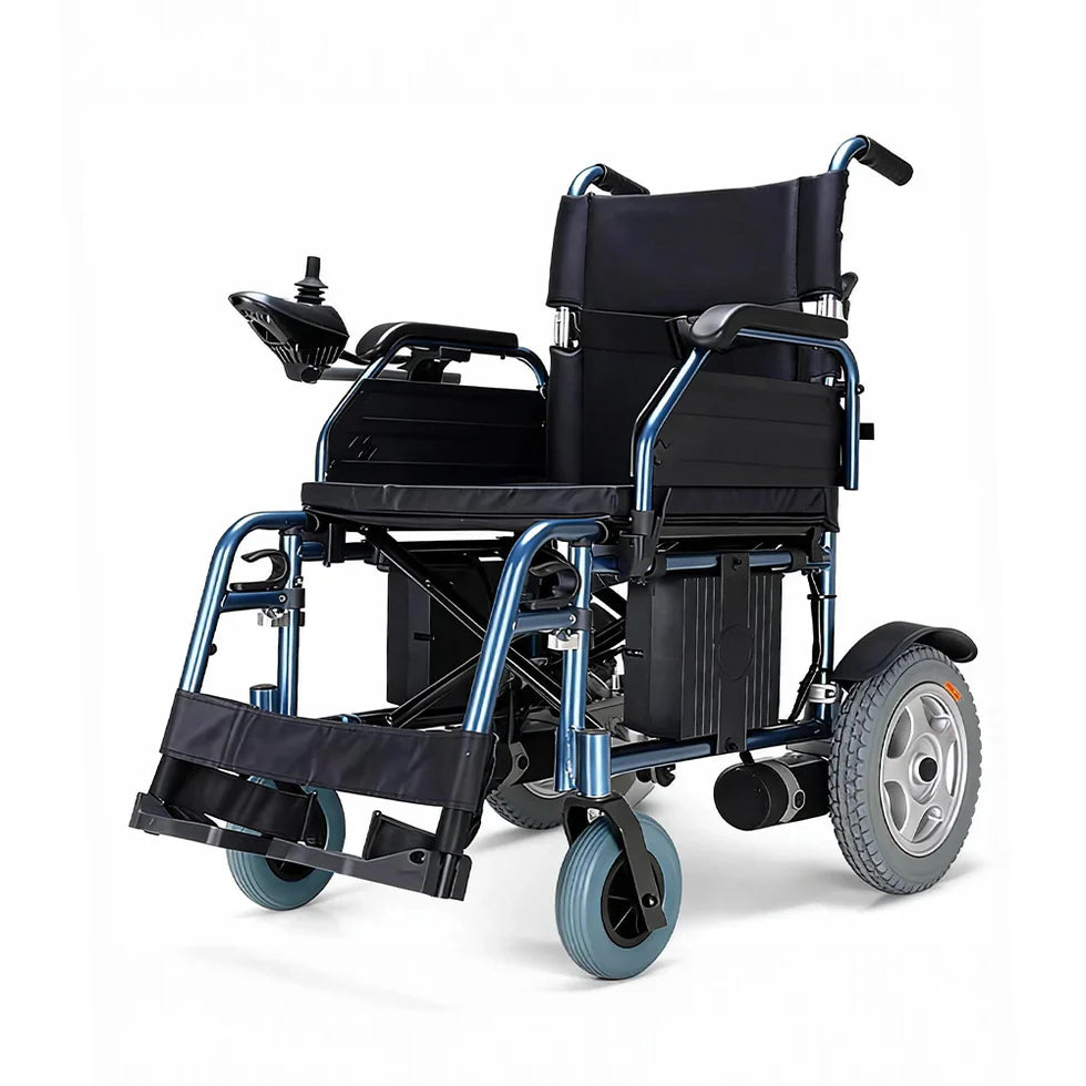 Livara Heavy-Duty Aluminium Electric Wheelchair - Outdoor Mobility, 20km Range, 200kg Capacity