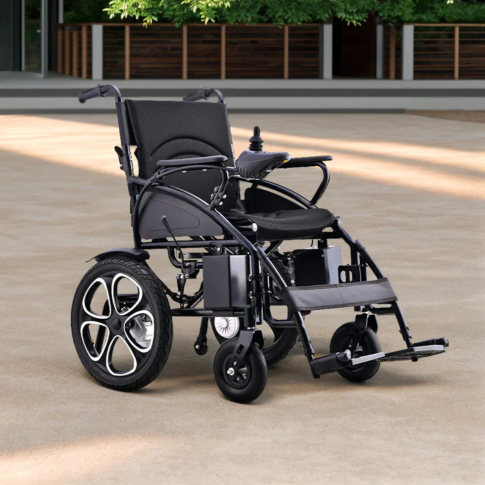 Livara Foldable Lithium Electric Wheelchair - Independent Travel, Dual 250W Motors, Detachable Battery