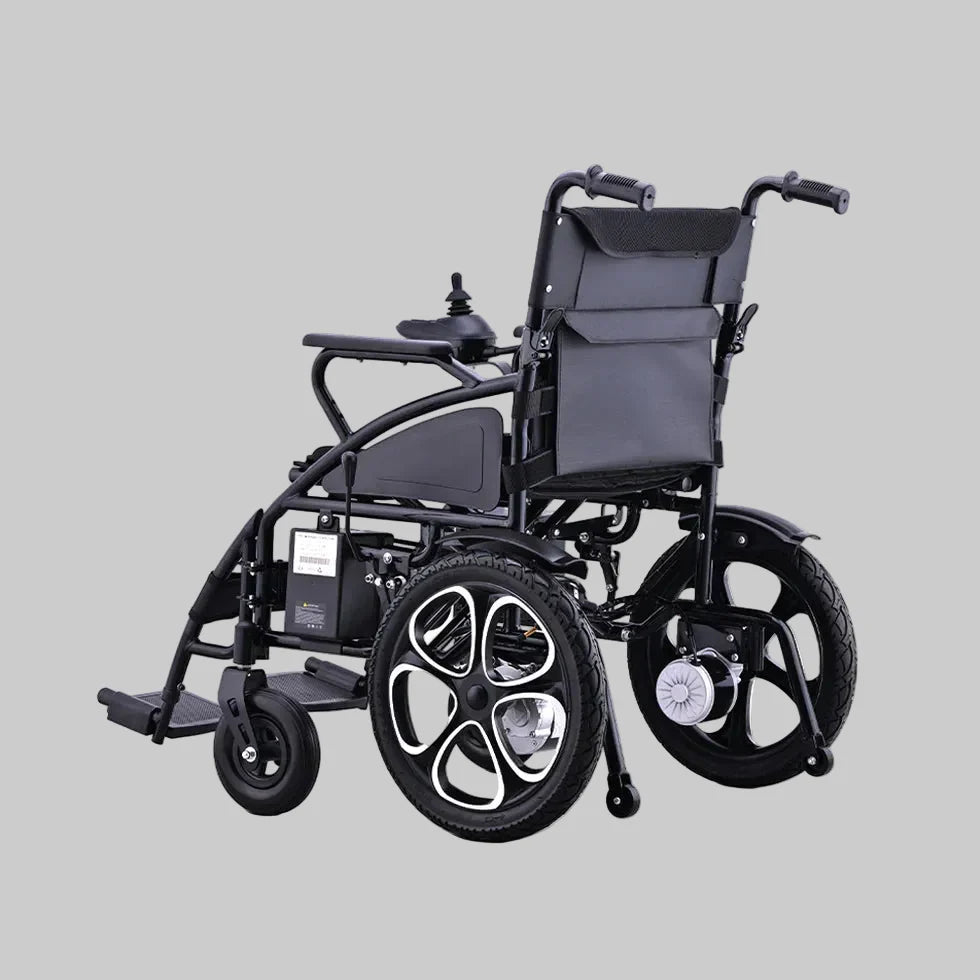 Livara Foldable Lithium Electric Wheelchair - Independent Travel, Dual 250W Motors, Detachable Battery