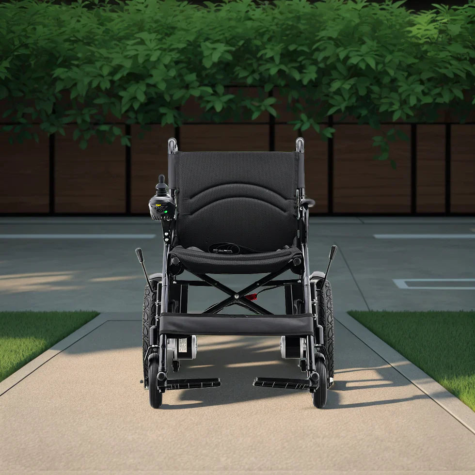 Livara Foldable Lithium Electric Wheelchair - Independent Travel, Dual 250W Motors, Detachable Battery