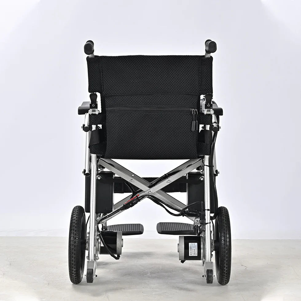 Livara Foldable Electric Wheelchair - Daily Mobility, Dual 200W Motors, Cushioned Seat