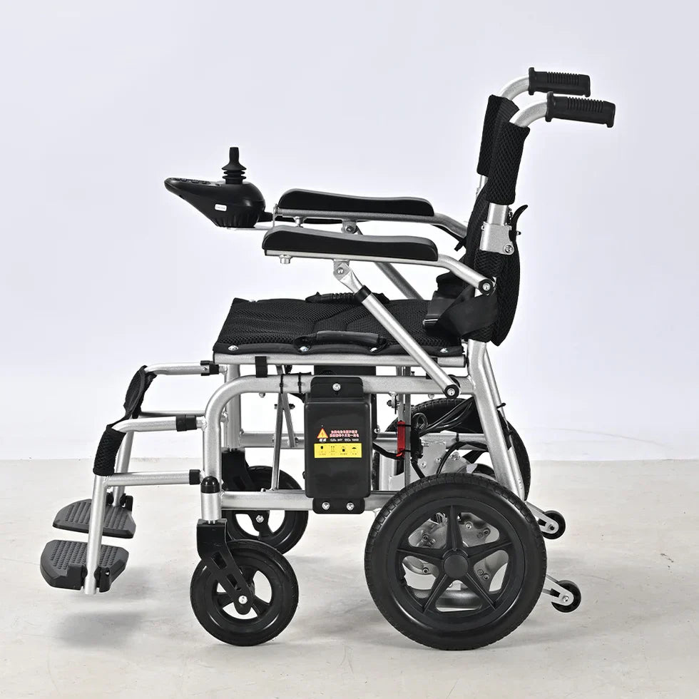 Livara Foldable Electric Wheelchair - Daily Mobility, Dual 200W Motors, Cushioned Seat