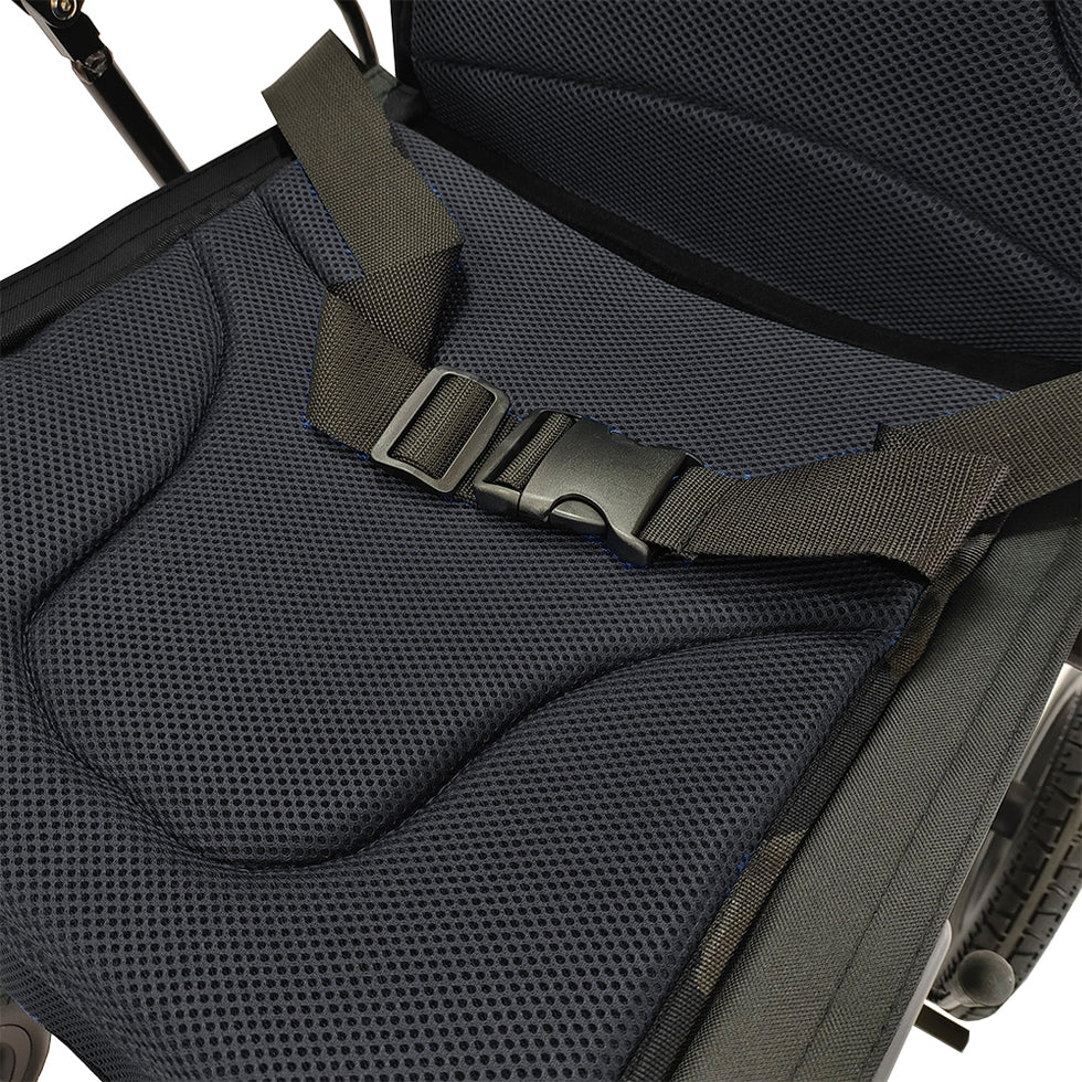 Livara Foldable Dual-Motor Electric Wheelchair - Compact Travel, 200W Motors, 100kg Capacity