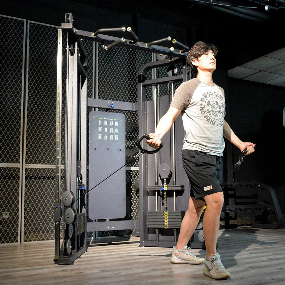 Livara Q235 Carbon-Steel Cable Crossover Machine - Strength Training, Dual Stack System