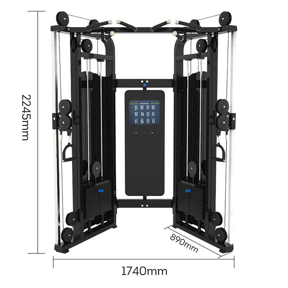Livara Q235 Carbon-Steel Cable Crossover Machine - Strength Training, Dual Stack System