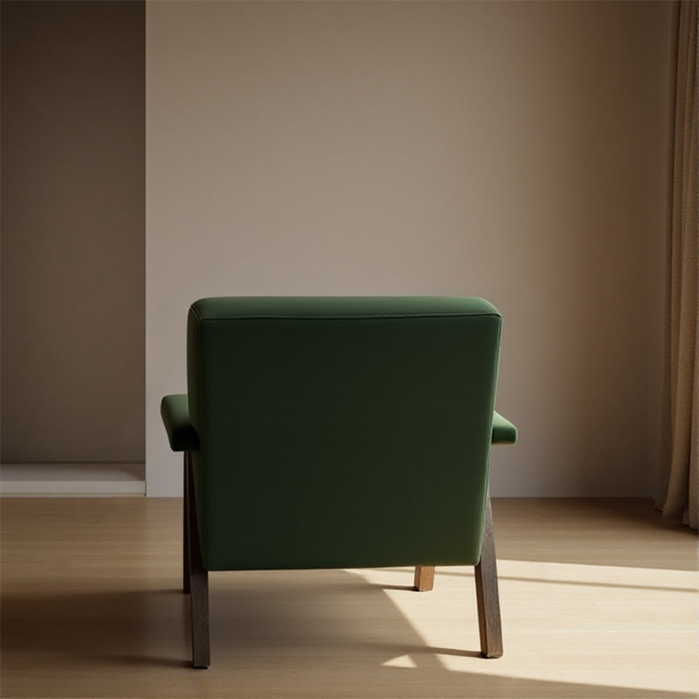 Livara Solid Wood Living Room Chair - Modern Living Room, Plush Upholstery