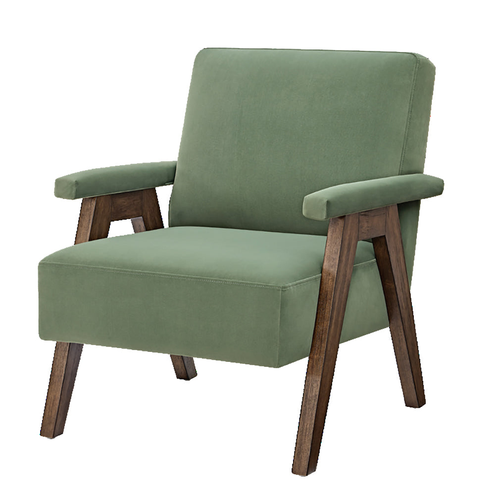 Livara Solid Wood Living Room Chair - Modern Living Room, Plush Upholstery