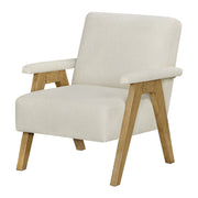 Livara Solid Wood Living Room Chair - Modern Living Room, Plush Upholstery