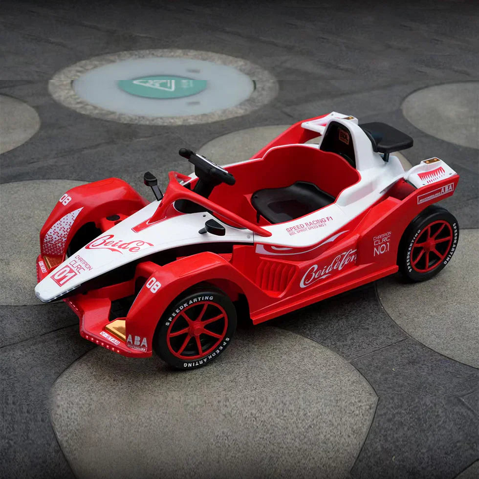 Livara Dual-Drive 12V 7Ah Electric Go-Kart - Backyard Fun, Remote Control, LED Lights