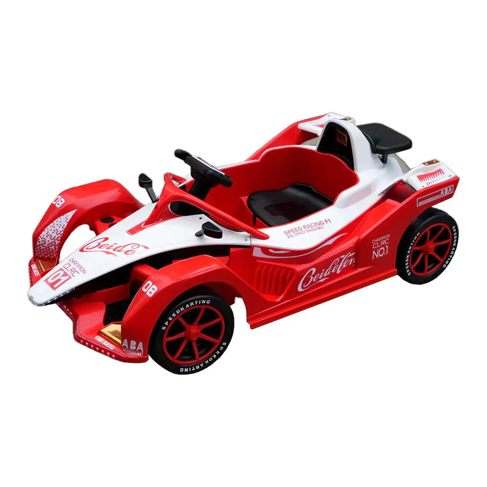 Livara Dual-Drive 12V 7Ah Electric Go-Kart - Backyard Fun, Remote Control, LED Lights