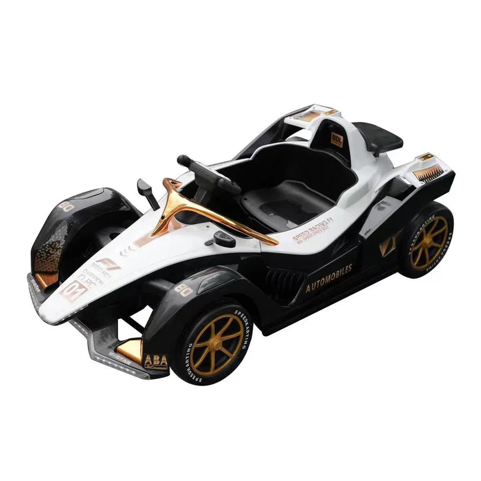 Livara Dual-Drive 12V 7Ah Electric Go-Kart - Backyard Fun, Remote Control, LED Lights
