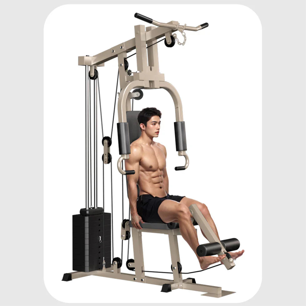 Livara Steel Single-Station Home Gym - Strength Training, Compact Frame, Full-Body Workouts