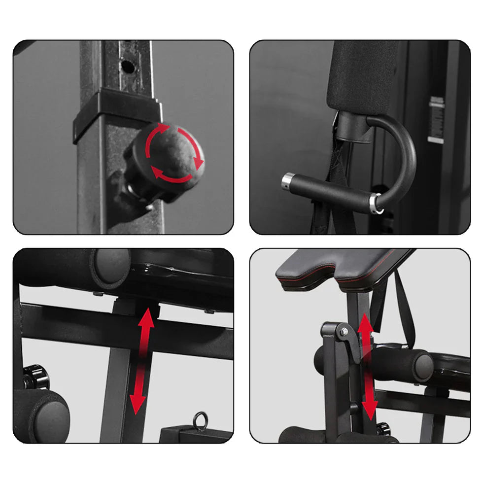 Livara Q235 Carbon-Steel Training System - Strength Training, Cable Pulley, Full-Body Workouts