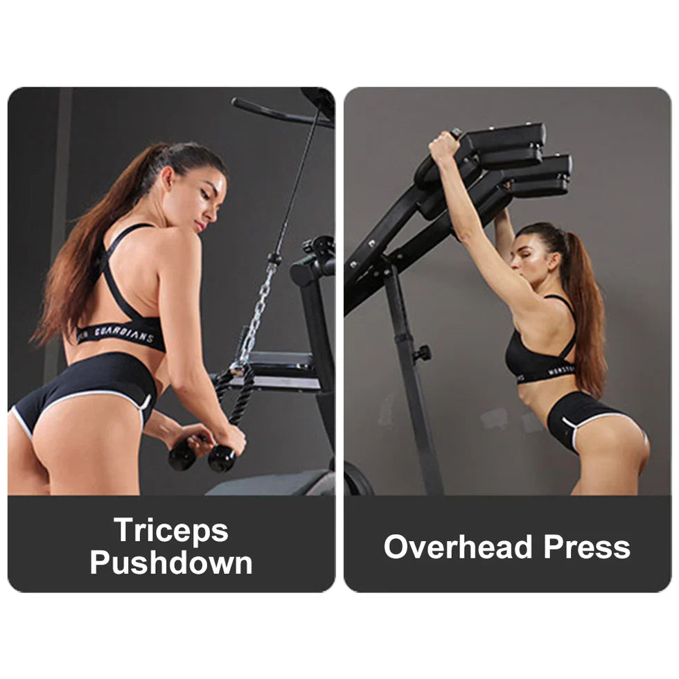 Livara Q235 Carbon-Steel Training System - Strength Training, Cable Pulley, Full-Body Workouts