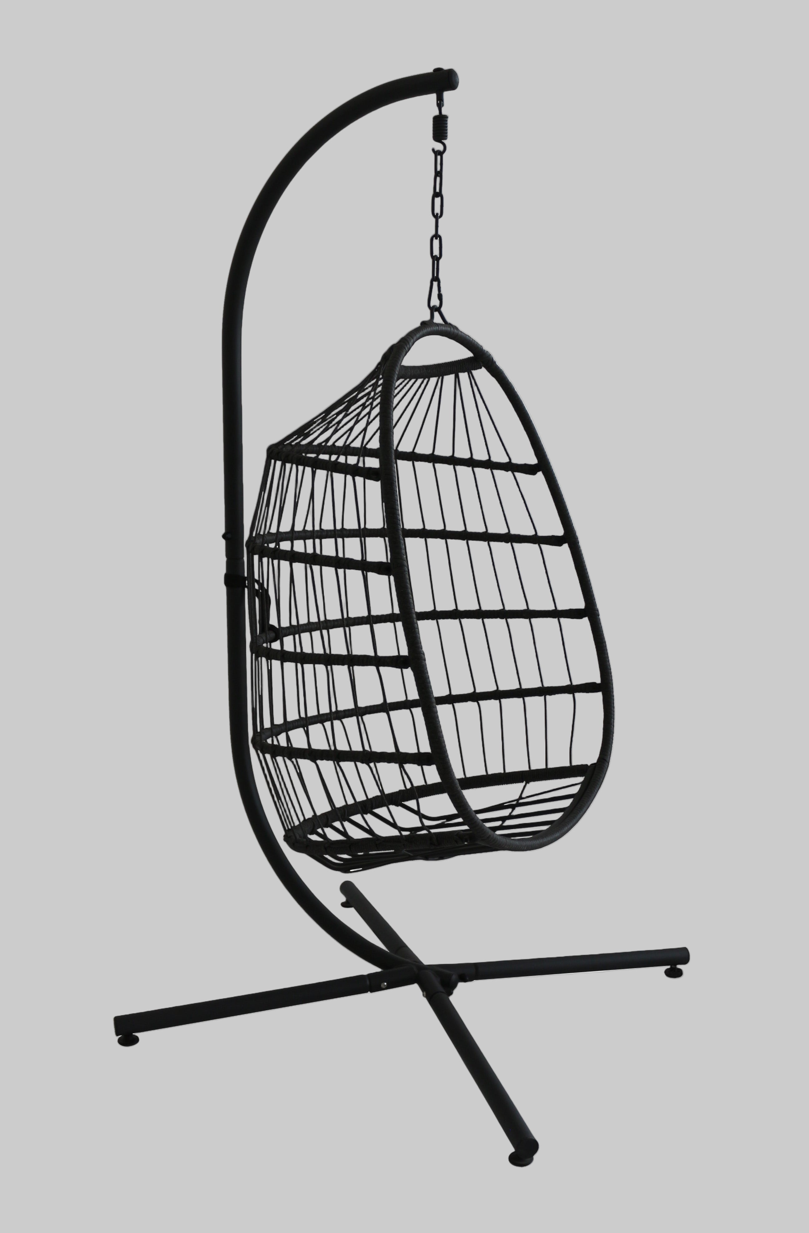 Livara Hanging PE Rattan Egg Chair - Apartment Living, Waterproof Cushion