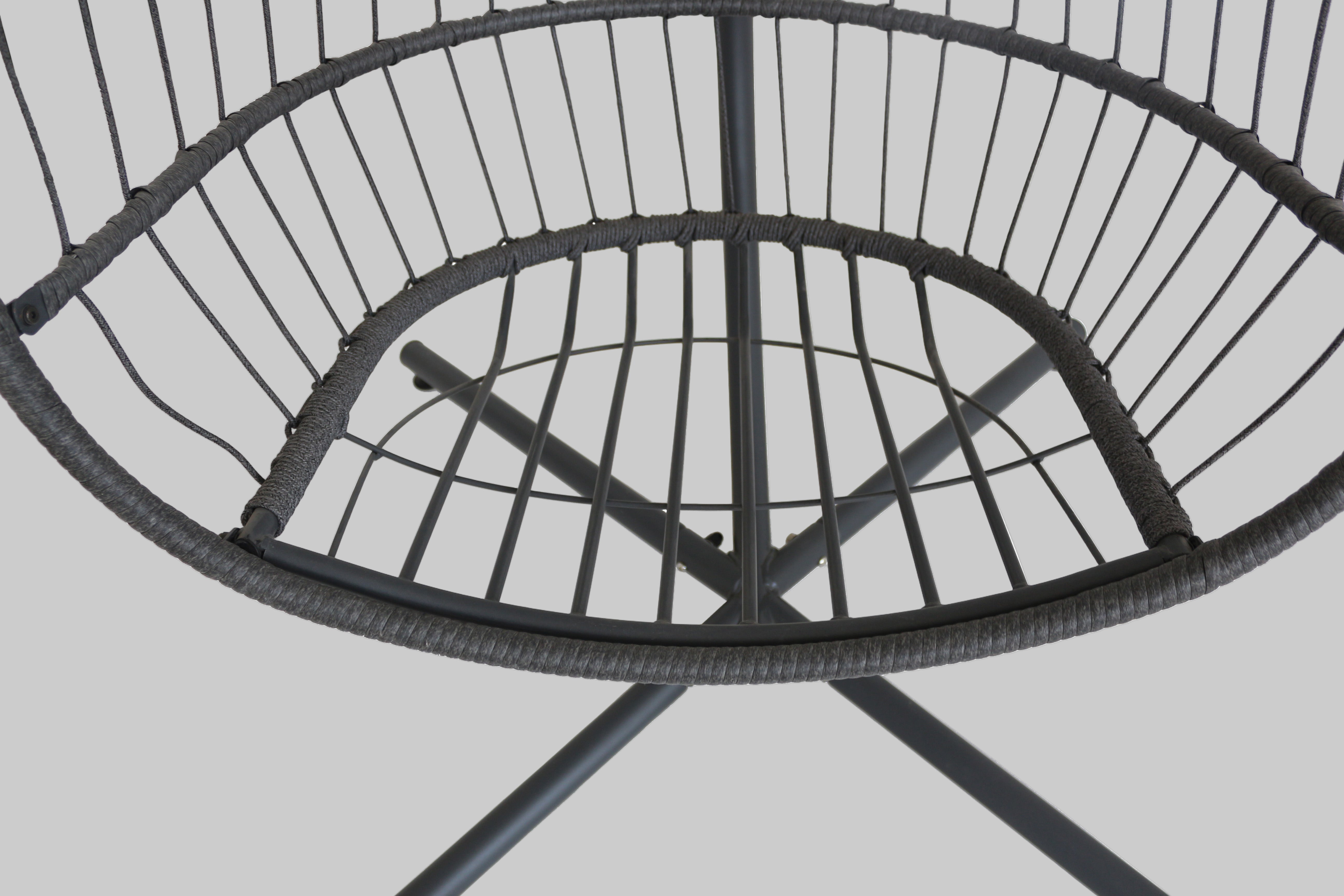 Livara Hanging PE Rattan Egg Chair - Apartment Living, Waterproof Cushion