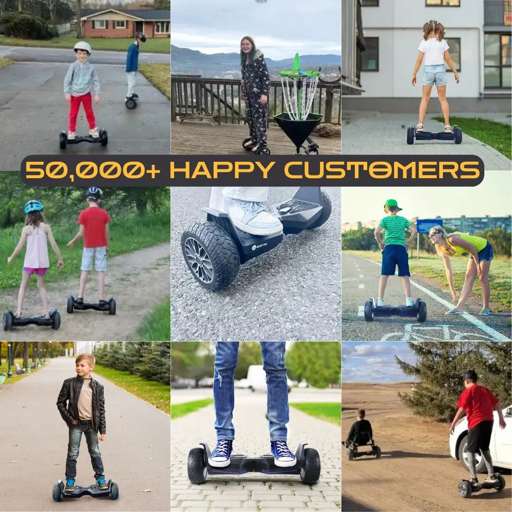 Elektra Off-Road All-Terrain Hoverboard - Kids & Teens (8+), 350W Motor