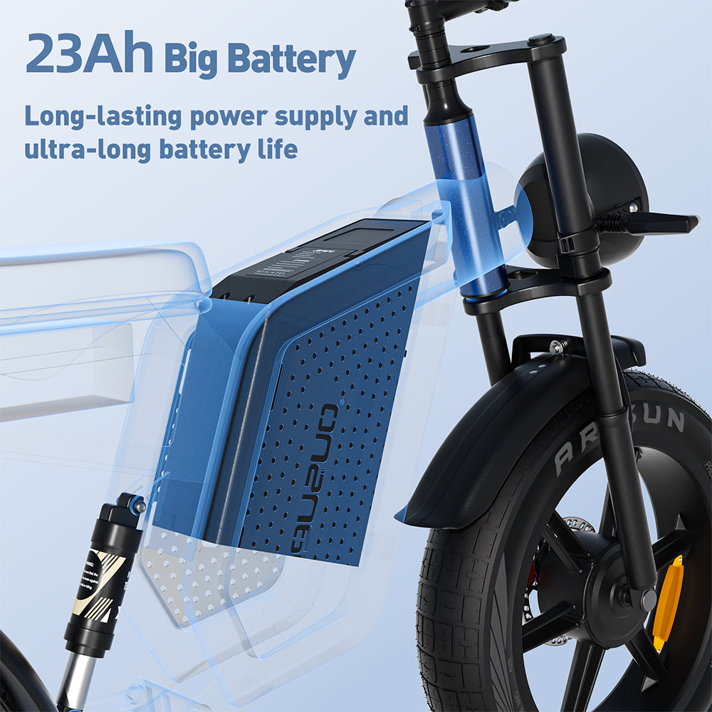 Livara High-Carbon Steel Electric Bike - Off-Road Adventure, 750W Motor, Removable Battery