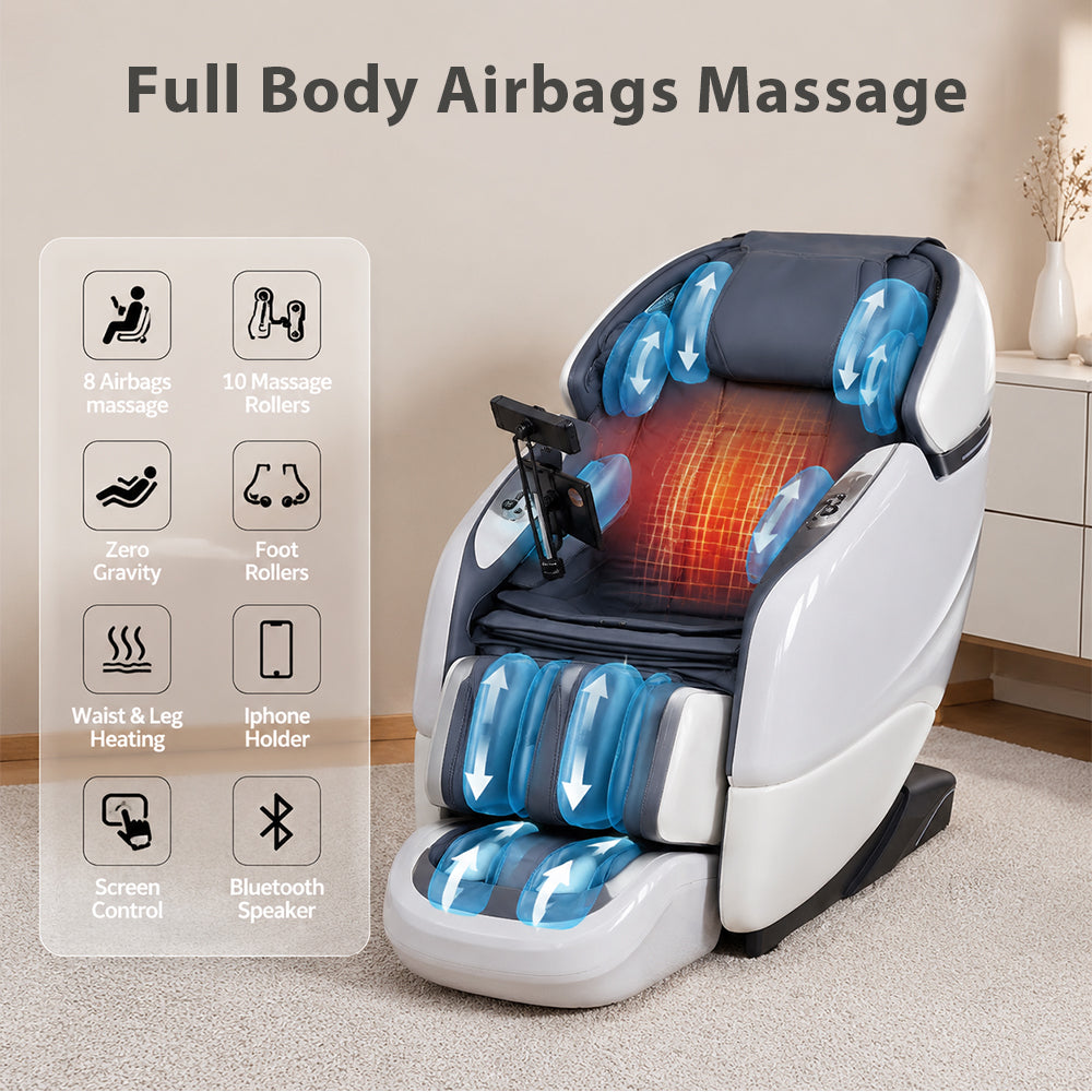 Livara 3D Full-Body Massage Chair - Daily Comfort, Body Detection, Capsule Design