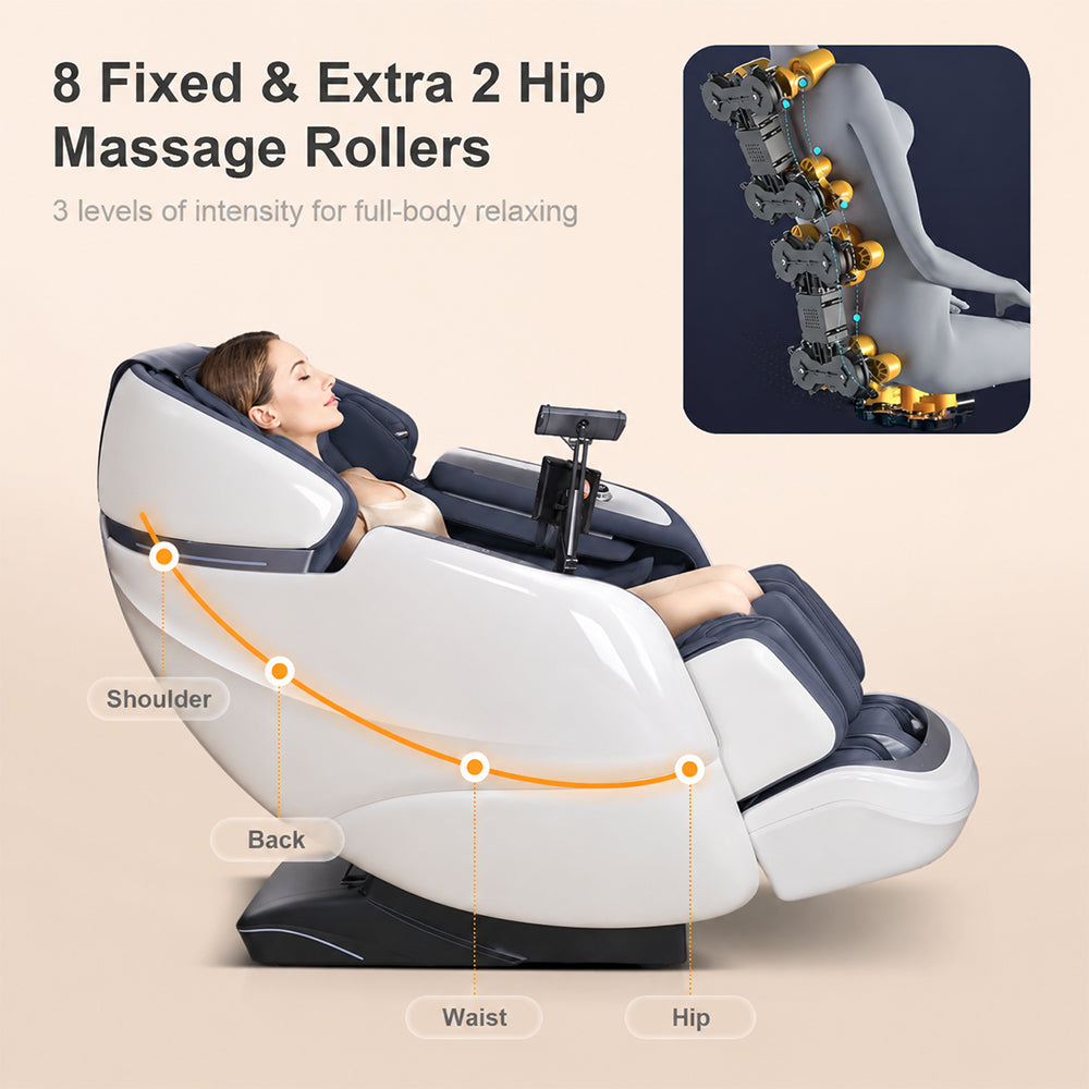 Livara 3D Full-Body Massage Chair - Daily Comfort, Body Detection, Capsule Design