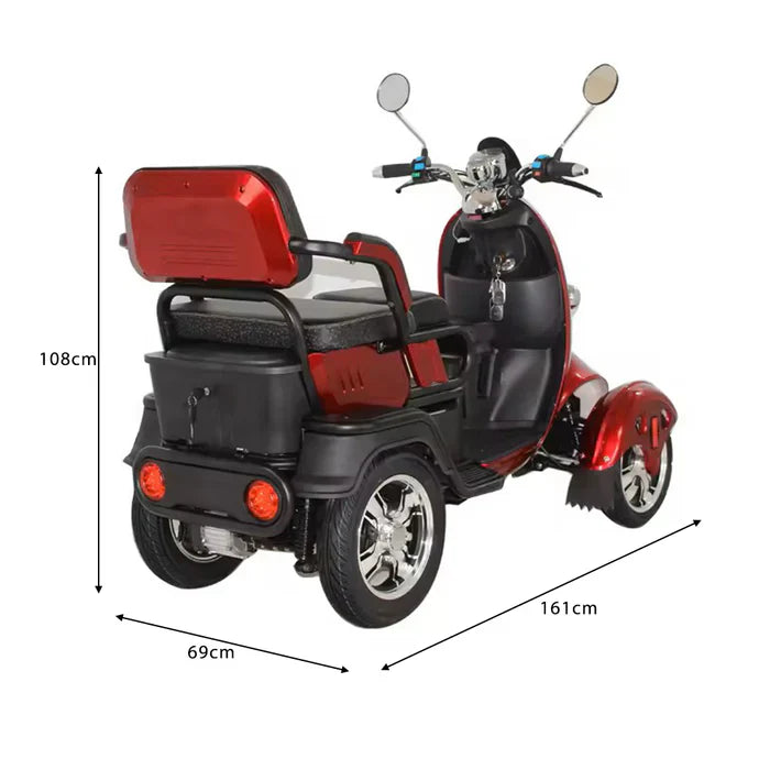 Livara Long-Range Mobility Aid Scooter - Elderly & Disability, 10km/h Footpath Legal, 220kg Capacity