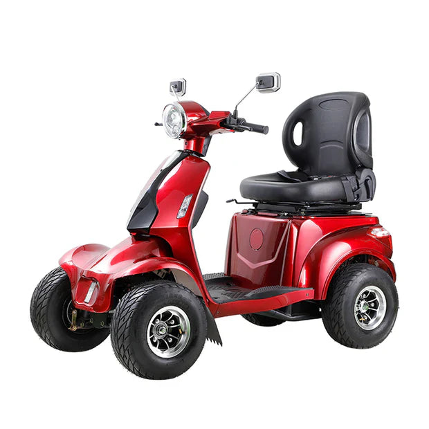 Livara AFDD Adjustable Electric Mobility Scooter - 10km/h Public-Use Limit, 1000W, 60V 20Ah