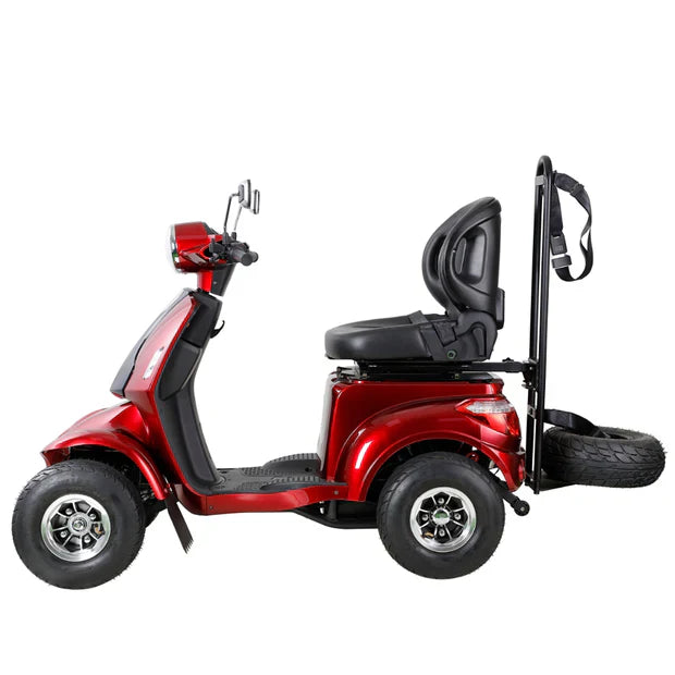 Livara AFDD Adjustable Electric Mobility Scooter - 10km/h Public-Use Limit, 1000W, 60V 20Ah