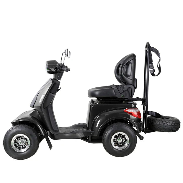 Livara AFDD Adjustable Electric Mobility Scooter - 10km/h Public-Use Limit, 1000W, 60V 20Ah