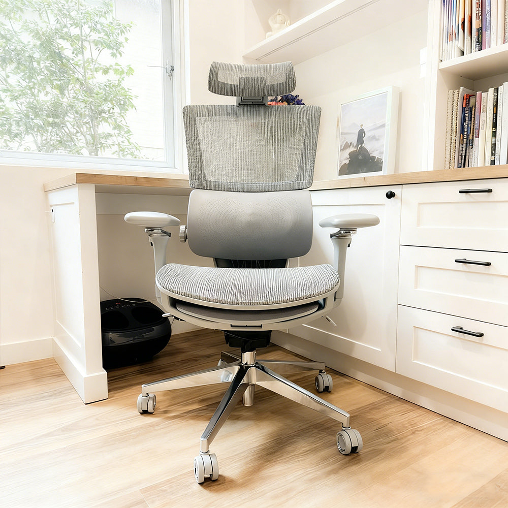 Livara Adjustable Massage Office Chair - Home Office, Integrated Massage, Ergonomic Support