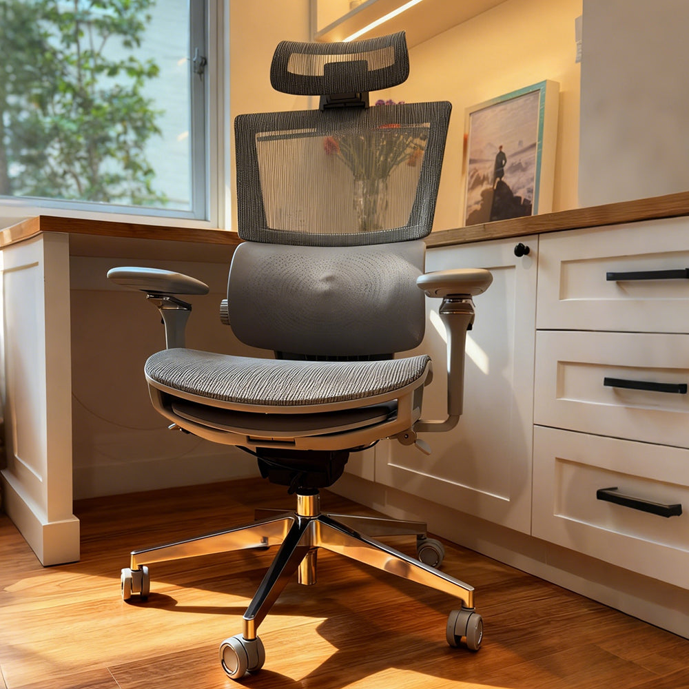 Livara Adjustable Massage Office Chair - Home Office, Integrated Massage, Ergonomic Support