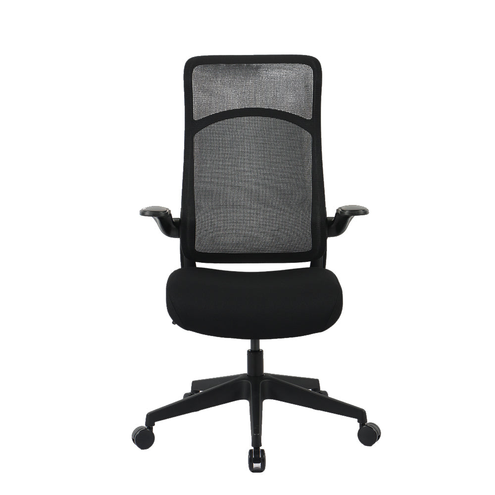 Livara High-Back Mesh Office Chair - Home Office, Fabric Seat, Ergonomic Support