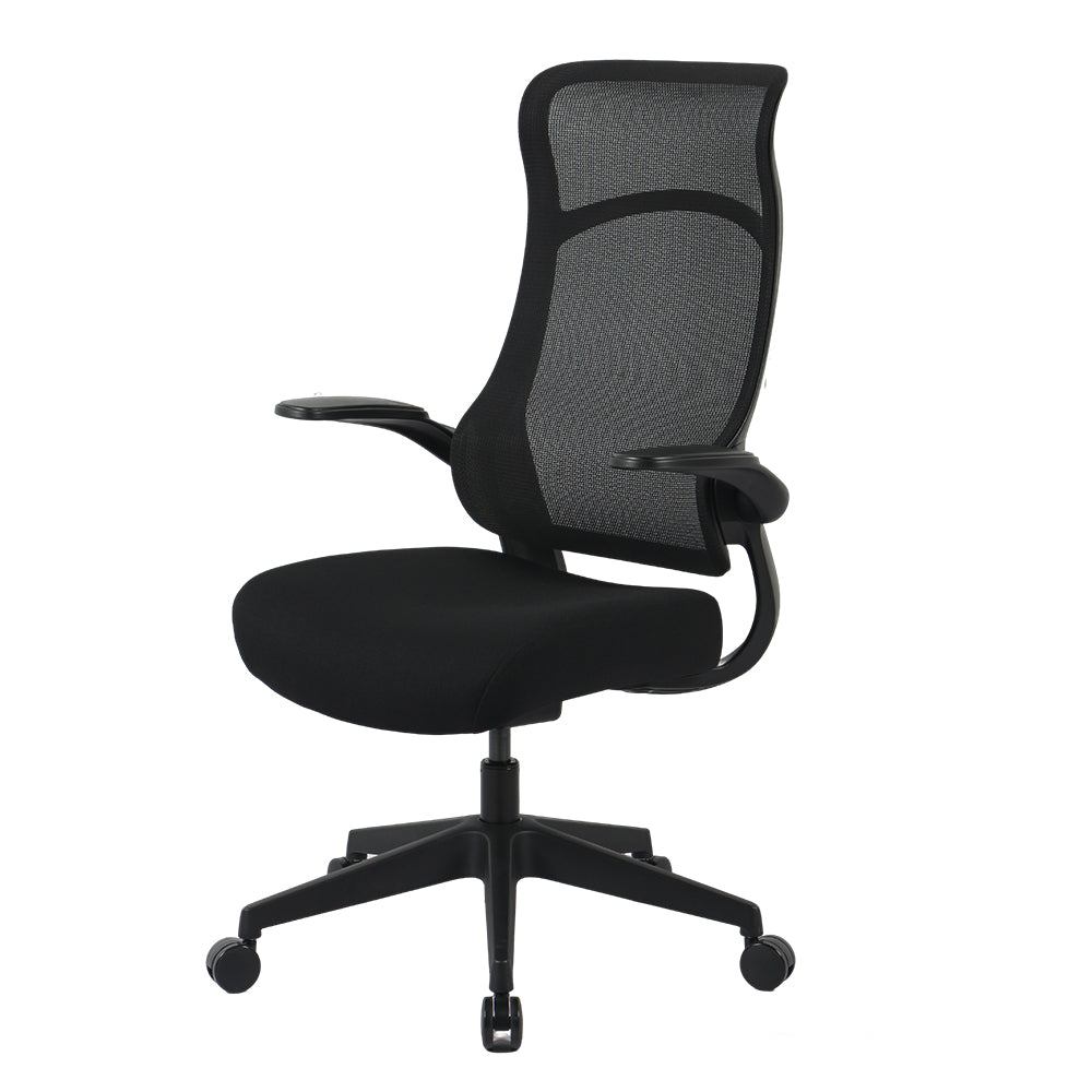 Livara High-Back Mesh Office Chair - Home Office, Fabric Seat, Ergonomic Support