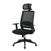 Livara Mesh Ergonomic Office Chair - Home Office, Synchronized Tilt, Adjustable Headrest