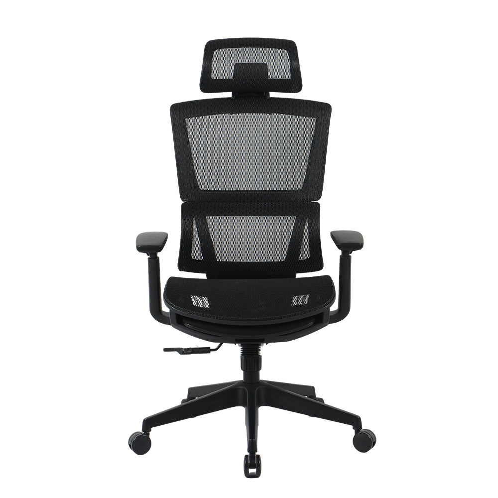Livara Mesh Ergonomic Office Chair - Home Office, Footrest, 3D Armrests