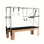 Livara Rubberwood Pilates Cadillac Trapeze Table - Studio Practice, 10-Spring System