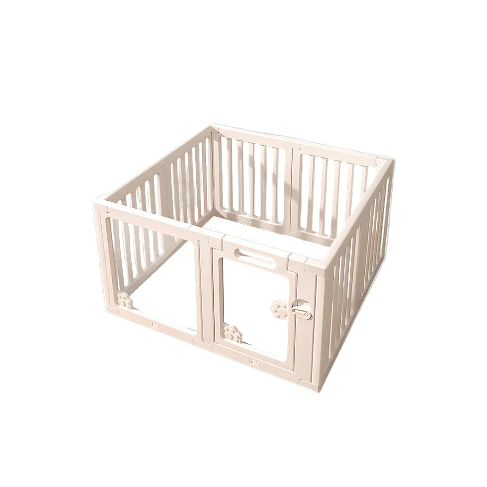 Livara HDPE Pet Playpen - Indoor & Outdoor, Tool-Free Assembly, Anti-Tip Design