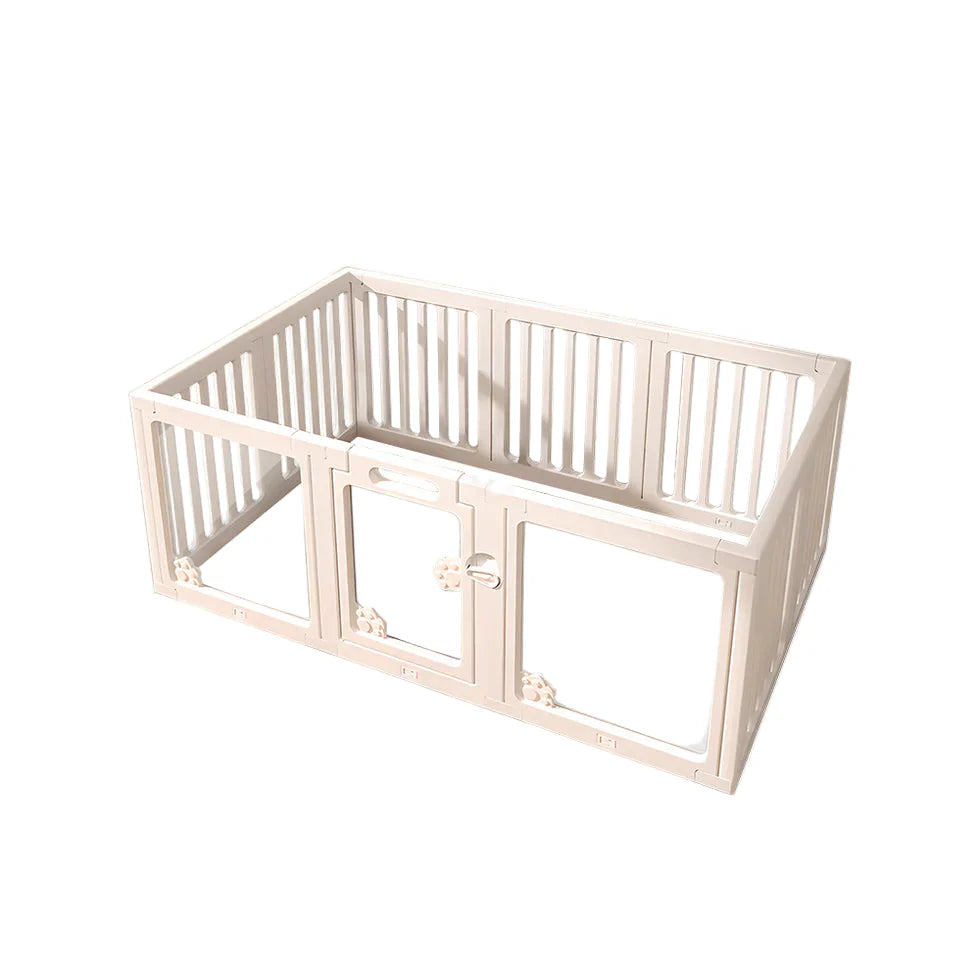 Livara HDPE Pet Playpen - Indoor & Outdoor, Tool-Free Assembly, Anti-Tip Design